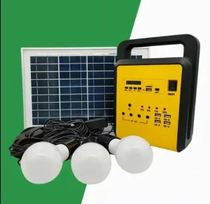 Small Portable Home Solar LED Light Bulb System