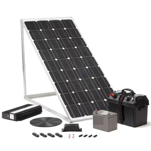Small Solar Home Lighting System Kit, 10W-100W