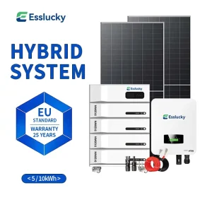 Smart 4.2kw 6.2kw 10.2kw 12kw 15kw 180A Max PV Charging 230VAC 51.2V IP20 Hybrid Solar Inverter With MPPT