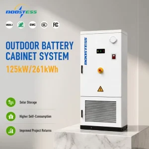 Smart Industrial And Commercial All In One 125kW 261kWh Bess Lithium Lifepo4 Solar Energy Storage System