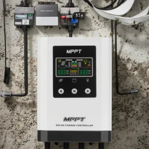 Smart MPPT Solar Charge Controller 30A-120A LCD Display 12V/24V/48V PV Volta 200V RS485 Port Real-Time Not PWM