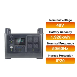 Smart Portable Generator with Real Time Monitoring Via WiFi Bluetooth Built in 3W LED Light for Night Use
