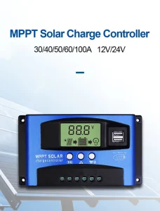 Smart Single PV Input 12V 24V 1500W 98.1% Efficiency Solar Charge Controller