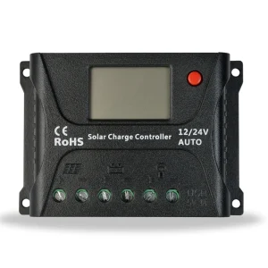 Smart Solar Charge Controller 12V/24V 30A PWM Off-Grid