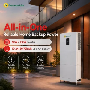 Smart Solar Energy Storage Solution with 90 Percent DOD LiFePO4 Battery and Inverter