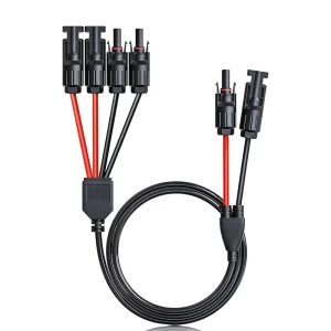 Solar 2-in-1 Y Branch Connectors Cable Solar Panel Wire Splitter Male Female Plug Tool Kit for Solar Panels Solar Generator RV