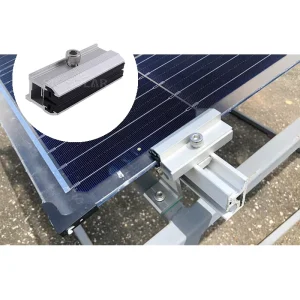 Solar Accessories 30mm 35mm Thin film End Clamps Specifically Designed for Flexible Photovoltaic Panels