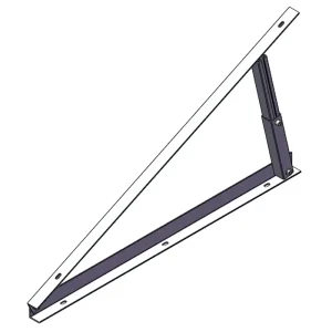 Solar Adjustable Tripod Mounting System for Flat and Metal Roof