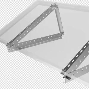 Solar Aluminum Adjustable Folding Tripod Support for Triangle Solar Panel Mounting System