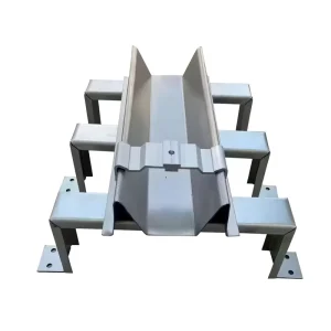 Solar BIPV Water proof Metal Roof Adjustable Rail M shaped Gutter Sink Solar Carport Fitting Accessories