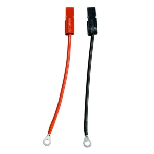 Solar Battery Connection Cable Set with Fuse Ring Terminal 6AWG 12V 24V DC Power Lead for Inverter Charger Off Grid