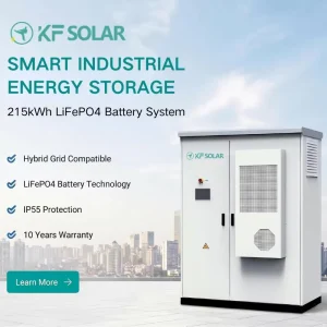 Solar Battery Energy Storage System 215kWh BESS Industrial Commercial Energy Storage System