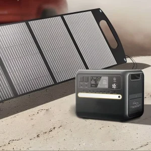 Solar Battery Storage LiFePO4 Pure Sine Wave Inverter MPPT Controller 2160Wh Battery 3000W Output V2400 Model for Camping
