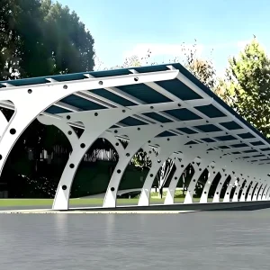 Solar Carport Parking System Photovoltaic Carport Mounting System