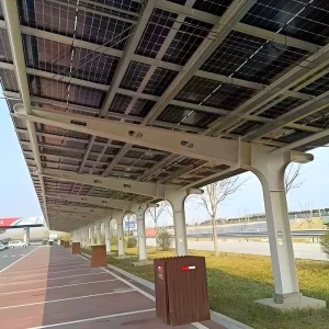 Solar Carport Parking System Photovoltaic Solar Carport Mounting Structure