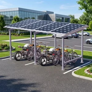 Solar Carport Solar Ground Panel Parking Mounting System PV Panel Carport Bracket Solar Panel System