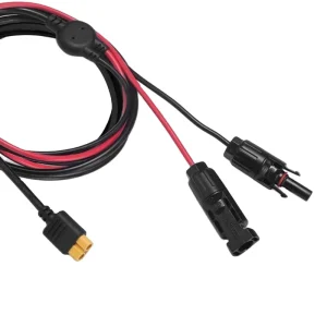 Solar Charge Cable Solar Connector to XT60 Adapter for Portable Power Station and Solar Generator