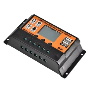 Solar Charge Controller 12V 24V 10A 20A 30A 40A 50A Solar Panel Battery Regulator Dual USB 5V LCD Display