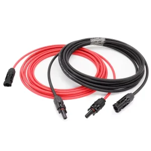 Solar Connector Cable 10awg Male to Female Red Black Solar Panel Cable Wire 35102550 ft