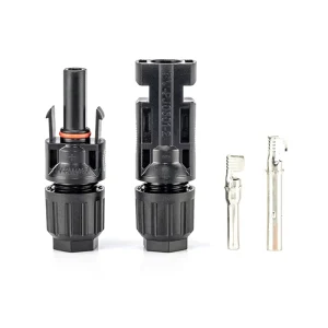 Solar Connector DC 1000V IP67 Panel PV Cable Wire connector Male Female Black Waterproof 30A 40A 1500V Model B77