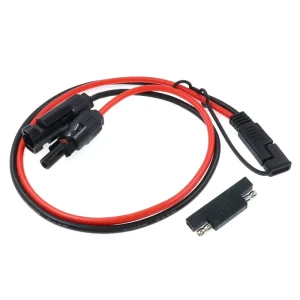 Solar Connector to SAE Solar Power Cord Photovoltaic Connector with 60cm 10AWG Extension Cable