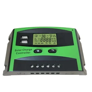 Solar Controller 12V 24V Auto 20A 1500W Max PV Power PWM Solar Panel PV Regulator LCD Display Dual USB 5V 2A Output