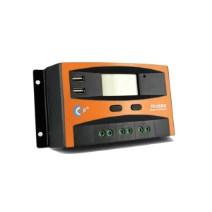 Solar Controller PWM 20A 12V 24V Solar Charge Controller with USB Off-Grid System