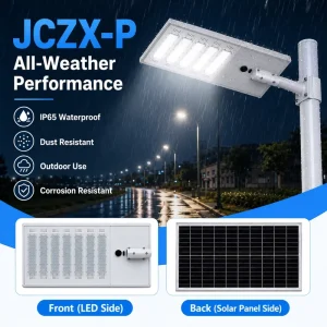 Solar DC LED Highway Street Light IP66 CCC CE RoHS Certified Lifepo4 Battery Aluminum 5 Year Warranty Outdoor 13000 Lumens
