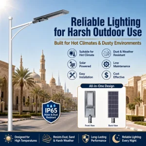 Solar DC LED Street Light IP66 CCC CE RoHS Certified LiFePO4 Battery Aluminum Plastic Shade for Highway and Garden
