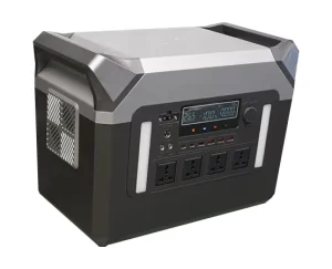 Solar Electric Power Generator 1500WH 3000W Portable LiFePO4 Power Station with LCD Screen