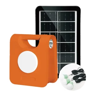 Solar Emergency Light for Home Use Mobile Charge DC Solar Lighting System