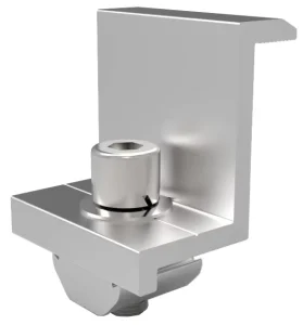 Solar End and Mid Clamps, Adjustable Wide Photovoltaic Support for Solar Panel Systems Easy Installation