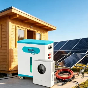 Solar Energy Storage System 10kWh Battery 6.2kW MPPT Inverter Kit Home Use