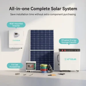 Solar Energy Storage System 30kw off Grid Solar Energy System Solar Lithium Batteries for Solar System