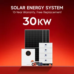 Solar Energy System 20kW 30kW Solar Panels With Battery and Inverter Panneau Solaire Kit Complet All in One Solar Power System