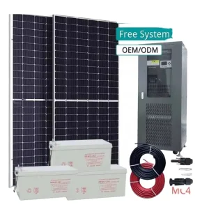 Solar Energy System 6000W 8000W 10000W 15000W Solar Power System Portable Solar System Home Use