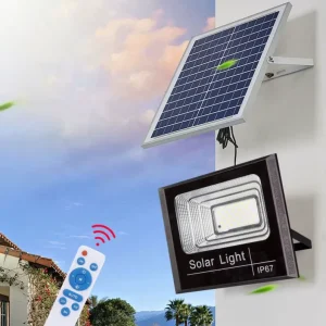 Solar Flood Light 20W-200W LED IP67 Solar Powered 40W 150W Dimmable 6000K Daylight