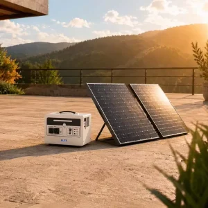 Solar Freezer Power Energy UPS System 1200Wh LiFePO4 Solar Powered 99% MPPT 10ms Commercial Use 1000W PV Input Energy Storage