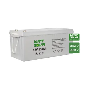 Solar Gel Batteries 12V 250Ah Solar Accumulator Lead Acid Battery Suppliers for South Africa