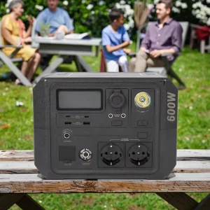 Solar Generator Outdoor Camping 600W Portable Power Supply Station Kit