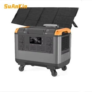 Solar Generator Set Home Backup 3000W Portable Power Station With 200W Monocrystalline Silicon Solar Panel