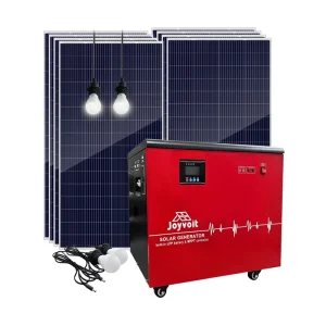 Solar Home Lighting Kit 6KW 5KW All in One Household Power Generator System MPPT Charger LiFePO4 Battery 220V AC