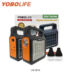 Solar Home Lighting Kit Solar Power Station Portable Solar Dc System Kits Solar Led Lighting System for Camping