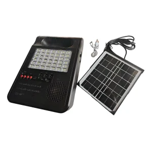 Solar Home Lighting System with Lithium Ion Battery Polycrystalline Silicon Panels Supports Bulb Lighting Mobile Phone Charging