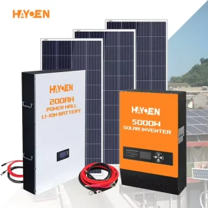 Solar Inverter 1Kw 5Kw Hybrid Off Grid Solar Panel Home Generator Energy Storage System Renewable Energy Station