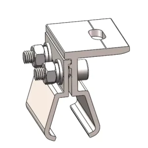 Solar Kits Mounting Roof Clamp Solar Panel Mounting System Accessories Solar Metal Roof Clamp