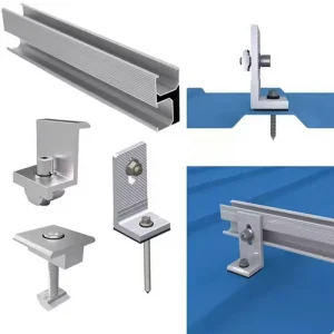 Solar L Foot Mounting Accessories Solar Panel Roof Mounting Aluminum Bracket for Metal Tin Roof