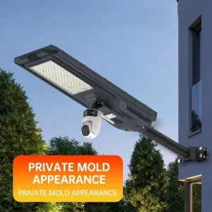 Solar Monitoring Street Light with CCTV Dual Cameras, 4G, WiFi, 4MP, 800W 1200W