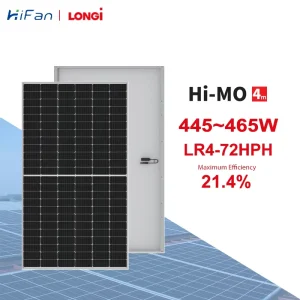 Solar Monocrystalline 450W 144Cells HJT PERC BIPV High Efficiency 21.2% Long Warranty Home Flexible Photovoltaic Module