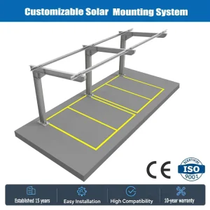 Solar Motorcycle Carport Bracket Outdoor PV Panel Mounting Frame Solar Motorcycle Carport Bracket